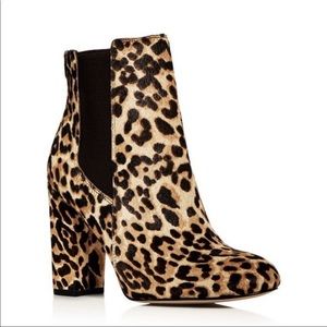 Sam Edelman Case bootie leopard calf hair print